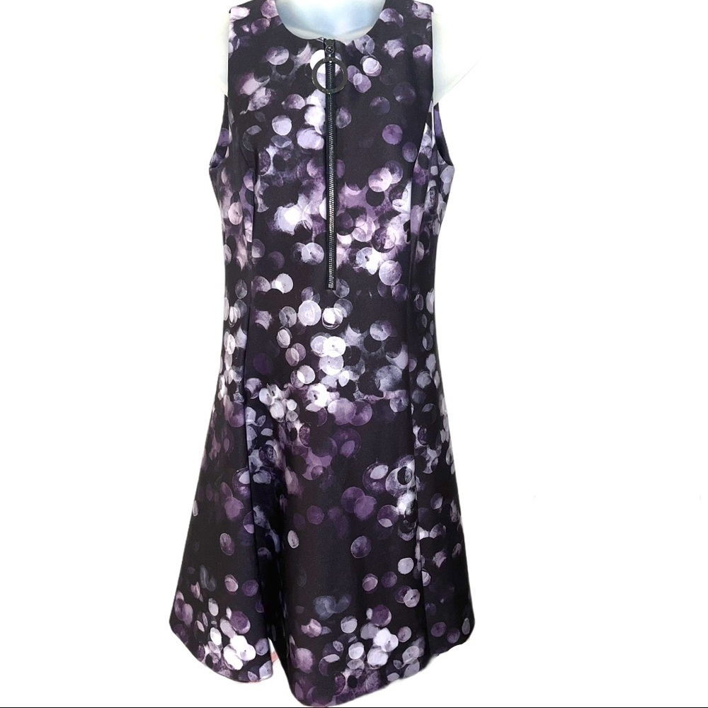 NWT DKNY Zip Front Fit and Flair Dress